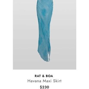 Rat & Boa Blue Havana Maxi Skirt